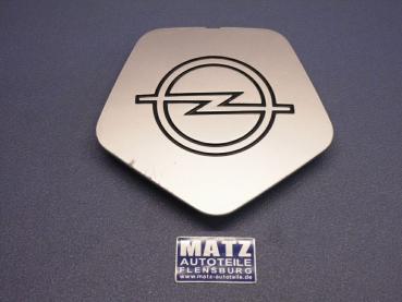 Zierkappe - Radnabe, silber für Leichtmetall - Scheibenrad - Opel Monza - Senator A ab Fg.Nr. D - 1003807 bis E - 1152104