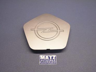 Zierkappe - Radnabe, silber für Leichtmetall - Scheibenrad - Opel Monza - Senator A ab Fg.Nr. E - 1152105