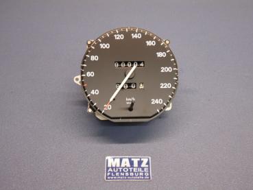 Tachometer mit Tageskilometerzähler in Verbindung mit Geschwindigkeitsregler - W 694 - Opel Monza - Senator A ab Fg.Nr. 11165365 bis C - 1304439