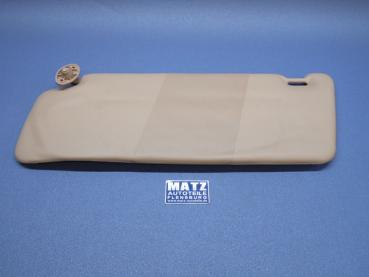 Sonnenblende links braun ohne Spiegel mit Parkscheinhalterung – Opel Monza / Senator A ab Fg.-Nr. D-1003807 – 14 37 269