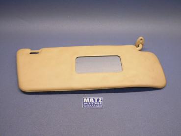 Sonnenblende rechts beige mit Spiegel – Opel Senator A ab Fg.-Nr. D-1003807 – 14 37 285