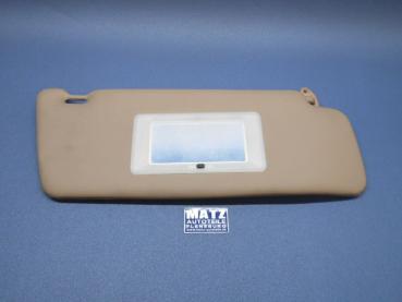 Sonnenblende rechts braun mit beleuchtetem Spiegel – Opel Senator A – 14 37 303