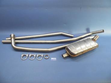 Auspuffanlage - Nirosta Edelstahl - Repro - Opel Olympia Rekord P I + P II