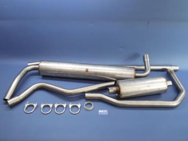 Auspuffanlage - Nirosta Edelstahl - Repro - Opel Super 6 - 2,5 L