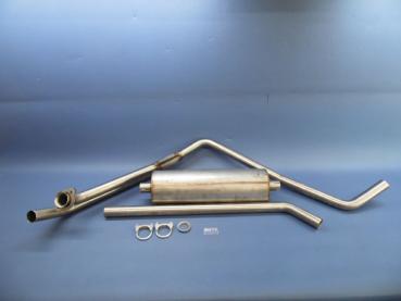 Auspuffanlage in Nirosta Edelstahl - Repro - Opel Blitz 1,9 to - 2,5 L
