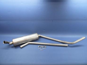 Auspuffanlage in Nirosta Edelstahl - Repro - Opel Blitz 1,9 to - 1,9 L