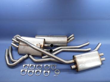 Auspuffanlage - Nirosta Edelstahl - Opel Commodore B - GSE auch 2800 H