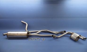 Auspuffanlage - Nirosta Edelstahl - Repro - Opel Kapitän P - 2,5 L