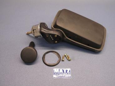 Außenspiegel,links - blau getönt - Rechtslenkung - Opel Monza - Senator A bis Fg.Nr. 11165364