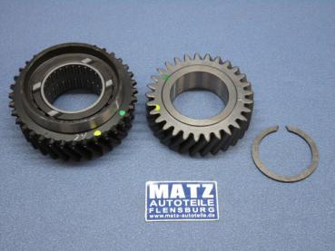 Zahnrad 3.Gang mit Gegenrad - Vorgelege - 5 Gang Getriebe