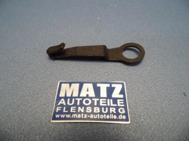 Aufhängehaken für Sicherheitsgurt, schwarz an Mittelsäule, vorne - Opel Kapitän A+B, Admiral A+B, Diplomat A+B, Ascona A, Manta A