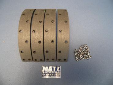 Bremsbelagsatz, hinten - Opel Kadett A + B + C, Olympia A, GT
