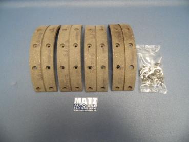 Bremsbelagsatz, vorn + hinten - 5,6 mm Übergröße