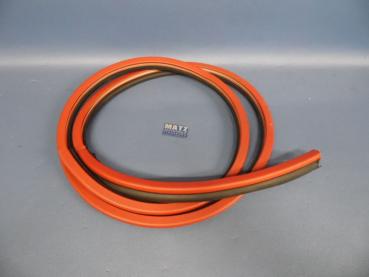 Gummiabdichtung - Tür, links unten und hinten - rot - Opel Manta B - Typ 53, Typ 55