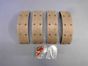 Bremsbelagsatz 4 St.& Nieten DKW 1000 1959-1963 & 1000 S Sp 1959-61 ma0806339
