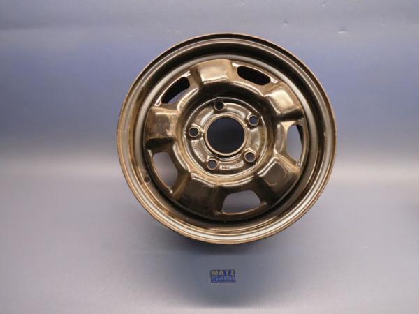 Stahlfelge, schwarz - 6 J x 14 - ET 49 - Opel Monza - Senator A ab Fg.Nr. E - 1002835 bis  F - 1122461