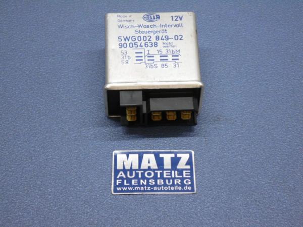 Verzögerungsrelais für elektrische Scheibenwaschanlage und Scheinwerferreinigungsanlage mit Wischintervallsystem - Opel Monza - Senator A bis Fg.Nr. 91159411