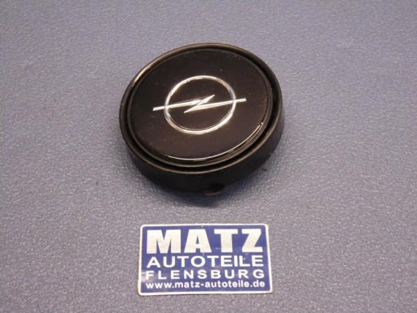 Signalknopf mit Opel Emblem - Lederbezogen - Opel Monza - Senator A