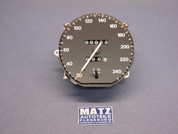 Tachometer mit Tageskilometerzähler mit rotem Zeiger in Verbindung mit Geschwindigkeitsregler oder Bordcomputer - W 694 - Opel Monza - Senator A ab Fg.Nr. C - 1304440 bis E - 1000072