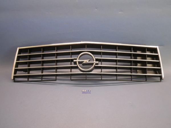 Kühlergitter, schwarz mit Firmenzeichen und Zierleiste -