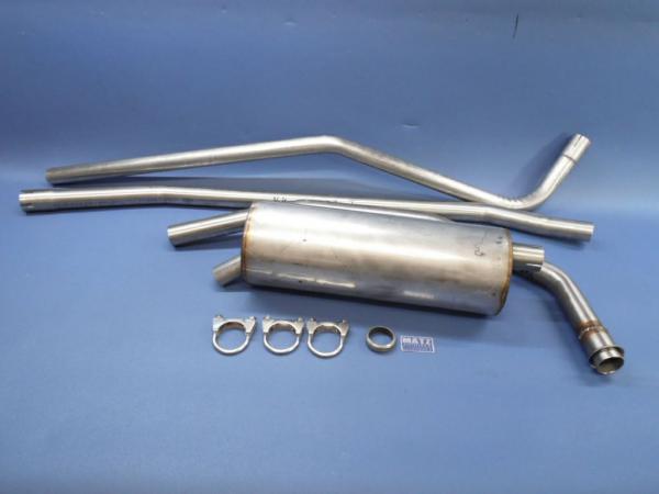 Auspuffanlage - Nirosta Edelstahl - Repro - Opel Olympia Rekord 53-57