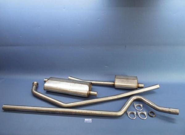 Auspuffanlage - Nirosta Edelstahl - Repro - Opel Kapitän 53-57