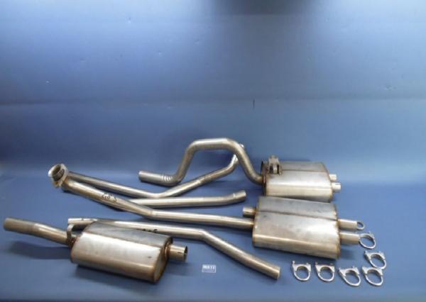 Auspuffanlage - Nirosta Edelstahl - Repro - Opel Kapitän B, Admiral B, Diplomat B - 2,8 S