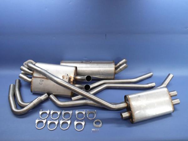 Auspuffanlage - Nirosta Edelstahl - Opel Commodore B - GSE auch 2800 H