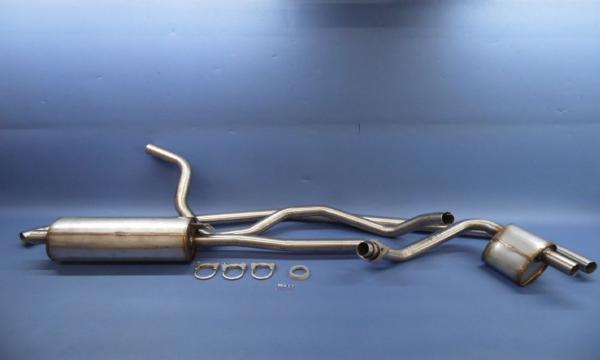 Auspuffanlage - Nirosta Edelstahl - Repro - Opel Kapitän P - 2,5 L