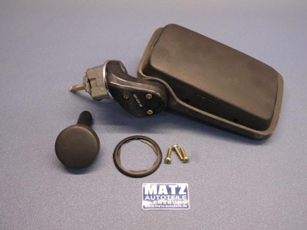 Außenspiegel,links - blau getönt - Rechtslenkung - Opel Monza - Senator A bis Fg.Nr. 11165364