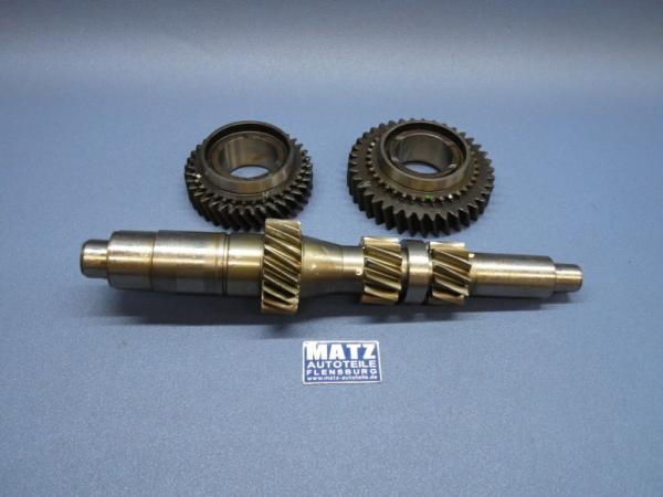 Nebenwelle mit Zahnradsatz 1.und 2.Gang - 5 Gang Getriebe