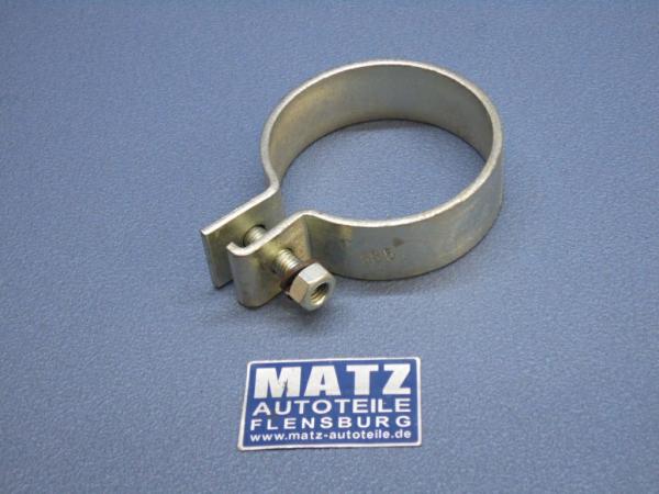 Schelle für Auspufftopf, mitten an Auspufftopf, hinten - Opel Senator A - 2,3 TD - Comprex