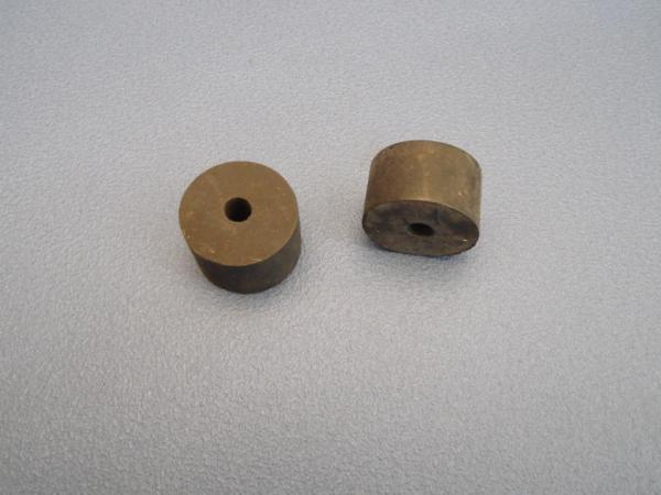 Gummi - Abstandstück für Nummernschild an Frontverkleidung 13 mm lang - Opel Kadett B